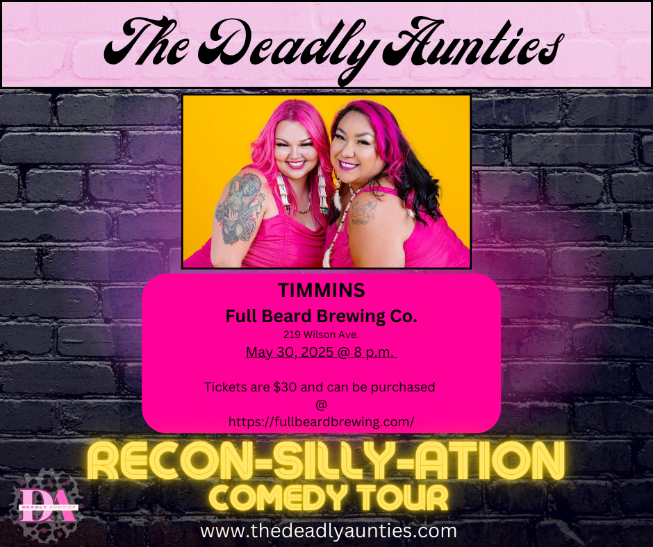 The Deadly Aunties Comedy (receipts email is your ticket) By tickets as a Groups for reserved tables