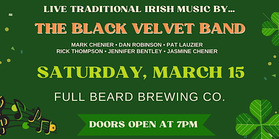 St-Paddy's Day Event Ticket SATURDAY MARCH 14TH, ALL THE FUN STARTS AT 12PM lIVE MUSIC FROM 7PM ON COME EARLY (YOUR PURCHASE RECEIPTS EMAIL IS YOUR TICKET)