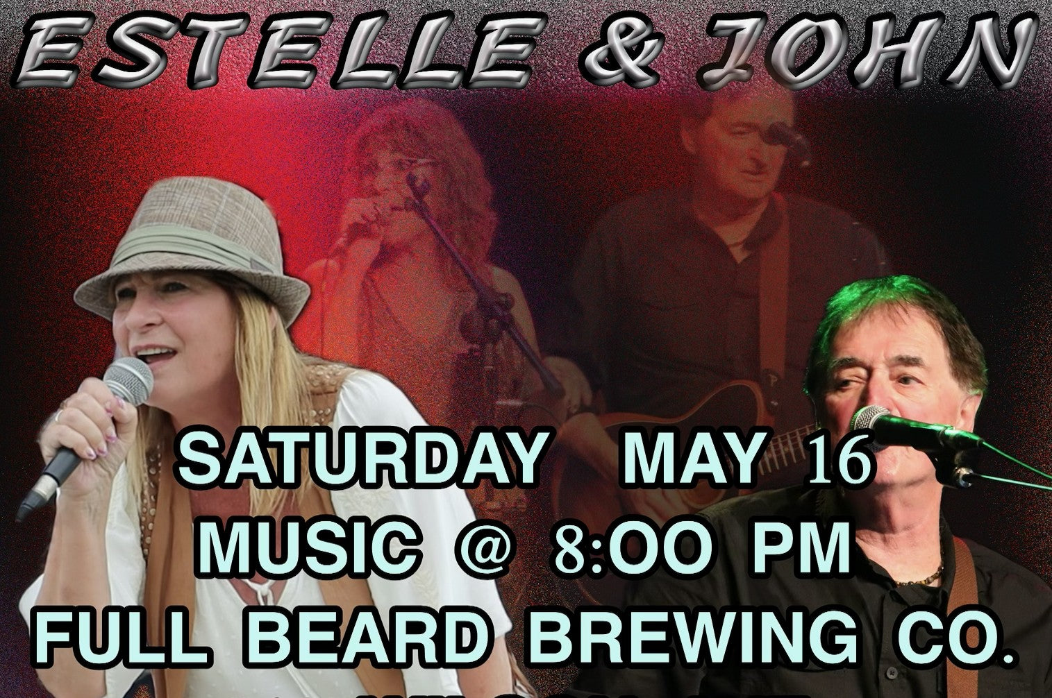 ESTELLE & JOHN LIVE MUSIC FREE MAY 16th 8pm-5$ AT THE DOOR (receipts email is your ticket)