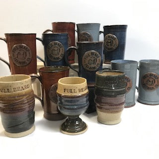Wawaitin Clay Works Steins, Various Colors