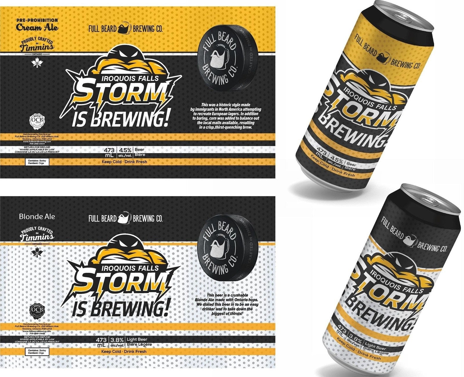 A-STORM IS BREWING Cream Ale - Full Beard Brewing