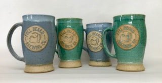 Wawaitin Clay Works Steins, Various Colors
