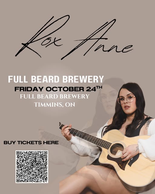 ROX ANNE COMING HOME OCT 24TH LIMITED TICKETS AVAILABLE ONLINE   SEE THE LINK  AT BOTTOM ,  (receipts email is your ticket)