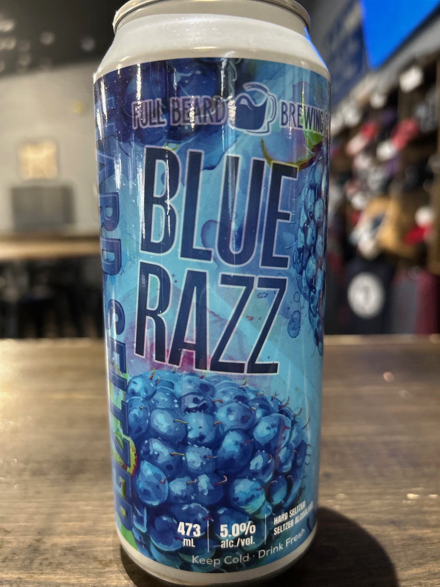 Hard Seltzer Blue Razz