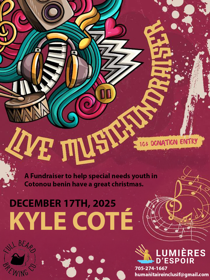 Lumieres D’Espoir Fundraiser for youth in COTONOU BENIN