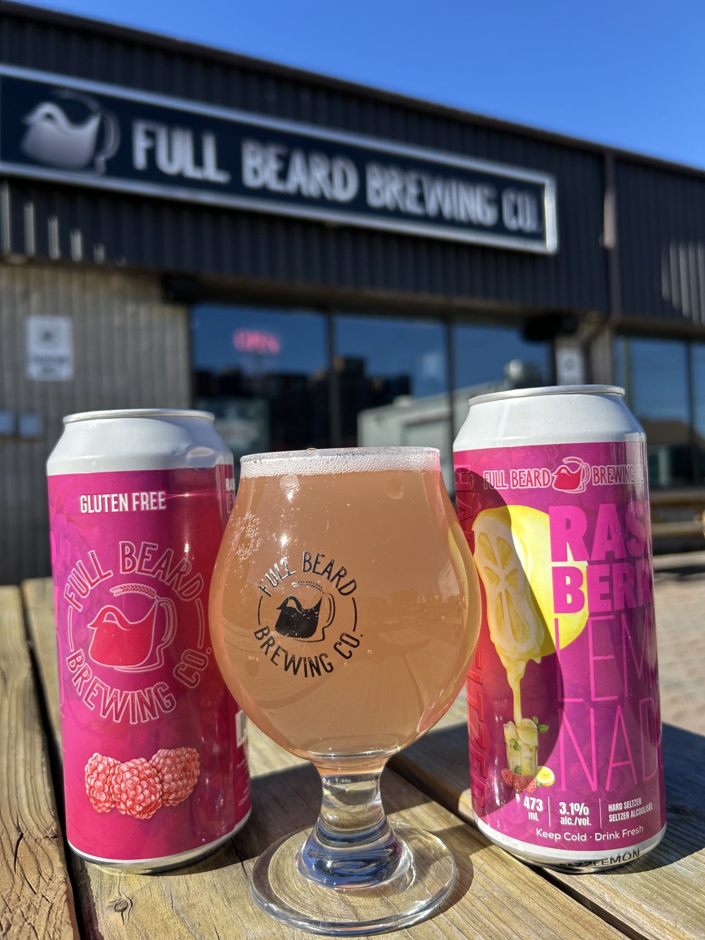 Raspberry Lemonade-Hard Seltzer-3.1% alc/vol