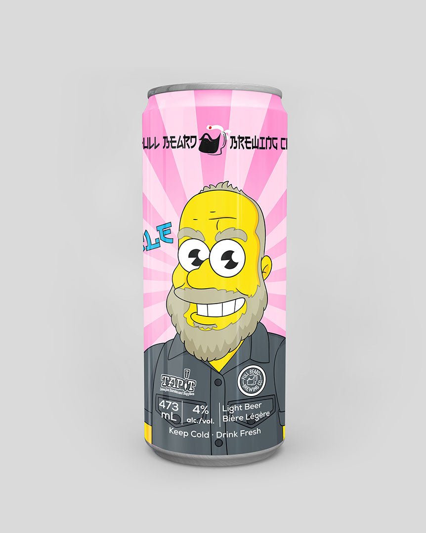 Mr. Sparkle- Rice Lager- 4% alc/vol – Full Beard Brewing Co. Inc. EST. 2016