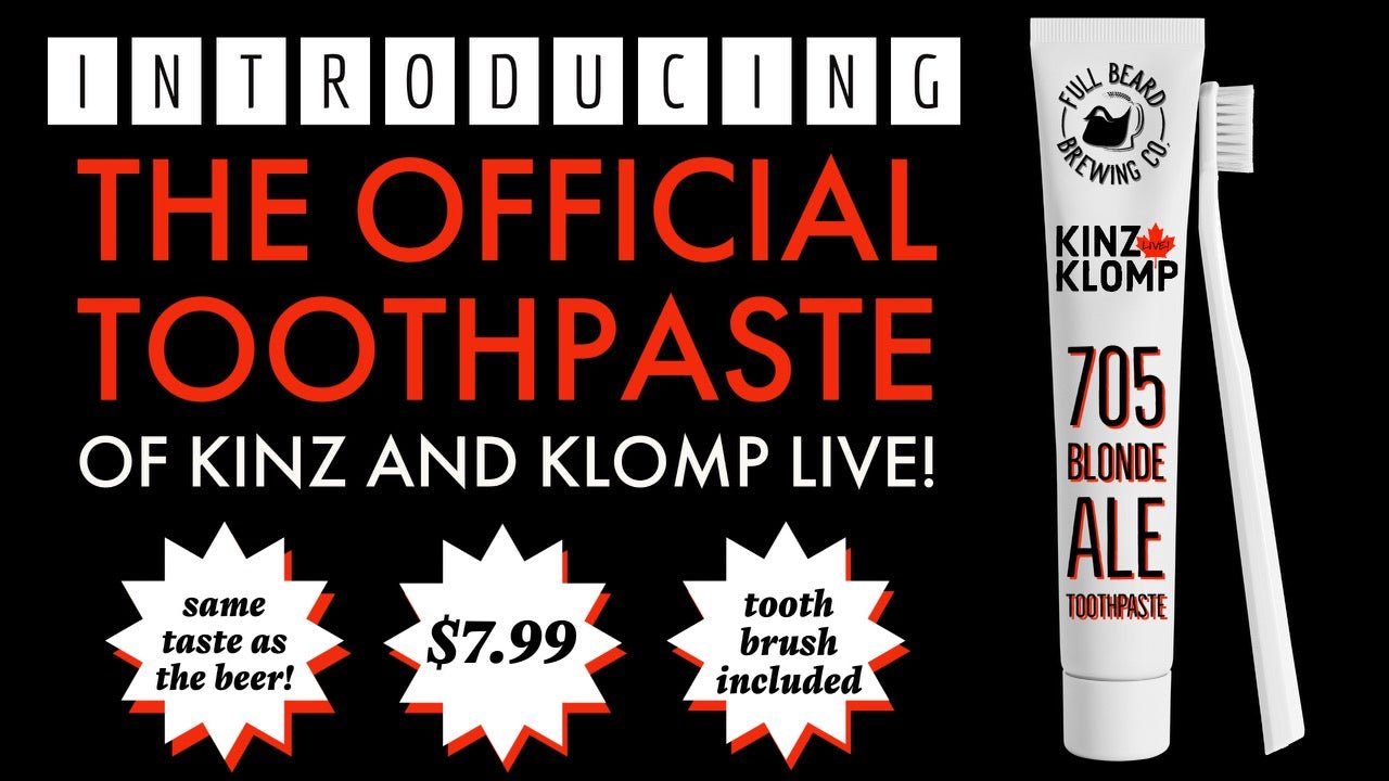 KINZ & KLOMP 705 TOOTHPAST AND BRUSH COMBO